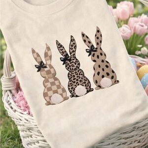 Comfort Colors fashionable Easter Bunnies tshirt
